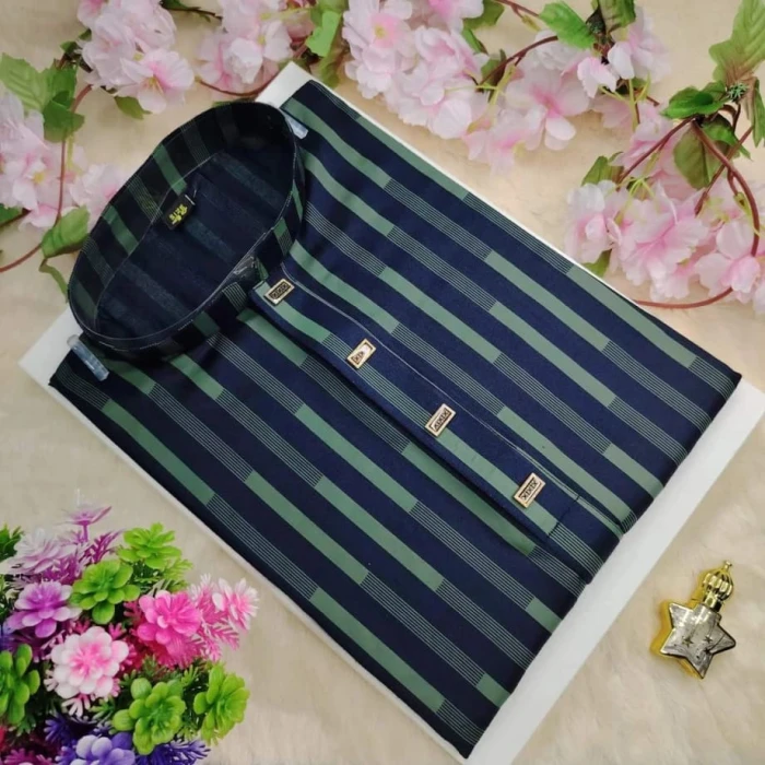 Stripe Cotton Green